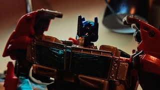 Optimus Prime vs. Shellshock Test Footage | Transformers Prime Animation 