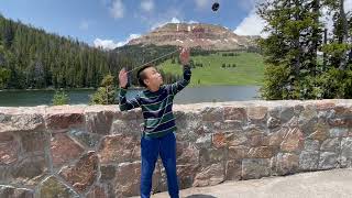 Play Yoyo Tricks, Yellowstone National Park, MT (NE entrance)