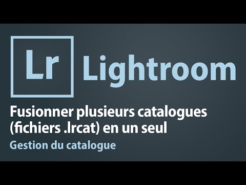Vidéo: Pouvez-vous fusionner des catalogues dans Lightroom ?