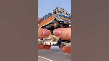 Wow Truck Squeezed  #ai #aivfx #transformers #automobile #aiedits #automotiveedit #satisfying