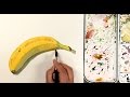 Still Life #42 - How to Paint a Banana in Watercolor in Simple Steps