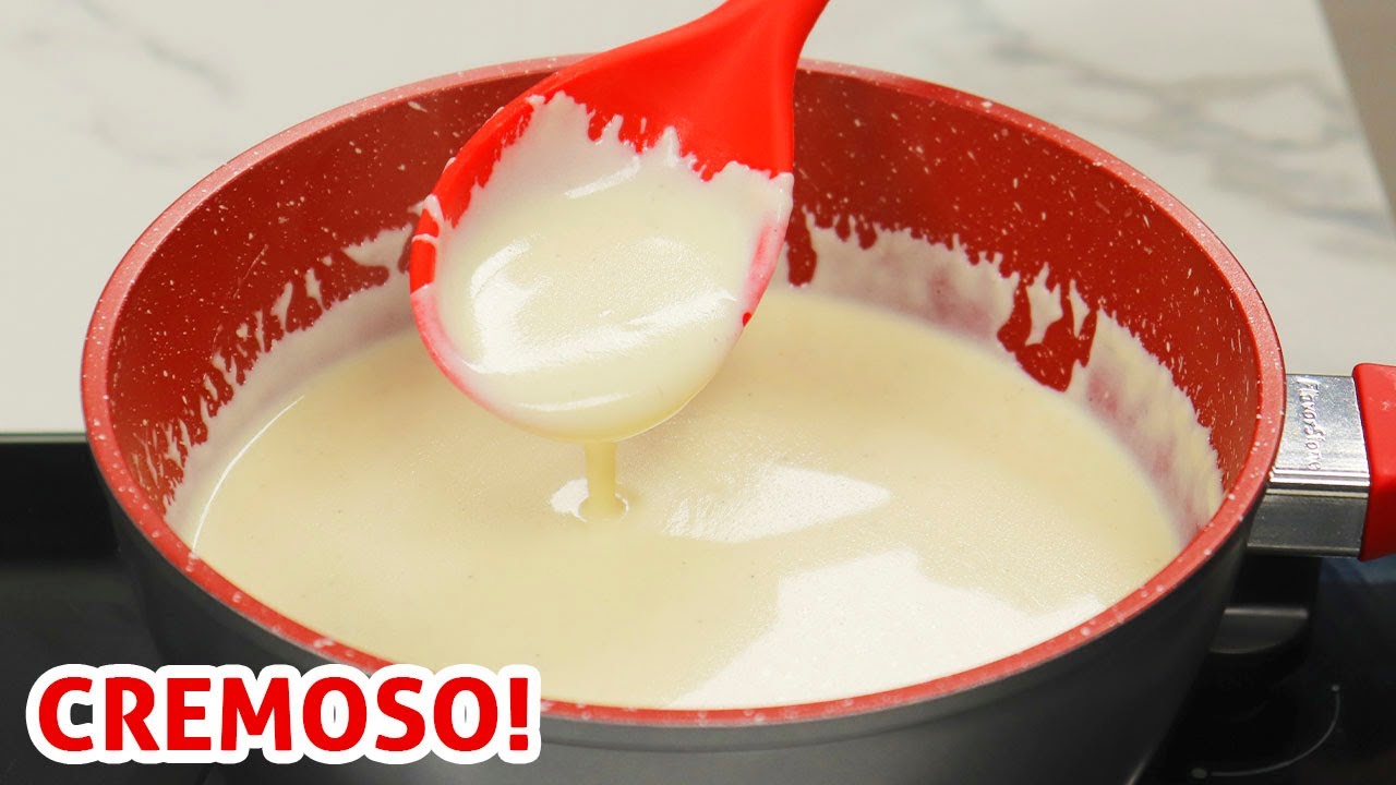 Molho Branco com Creme de Leite - Para Lasanha, Para Macarrão, Para Panqueca | Receita