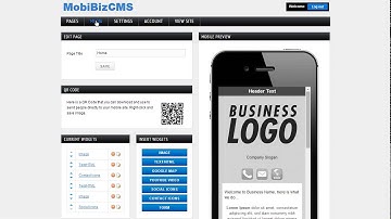 MobiBizCMS - Simple PHP Mobile Website Builder & CMS