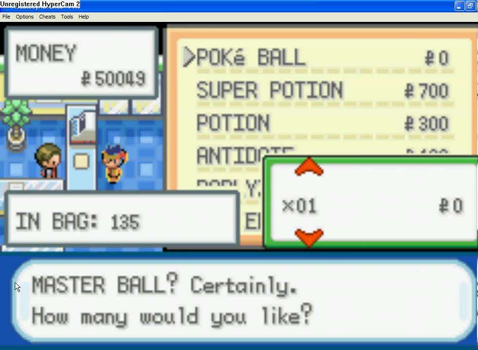 Pokemon fire red slot machine cheats