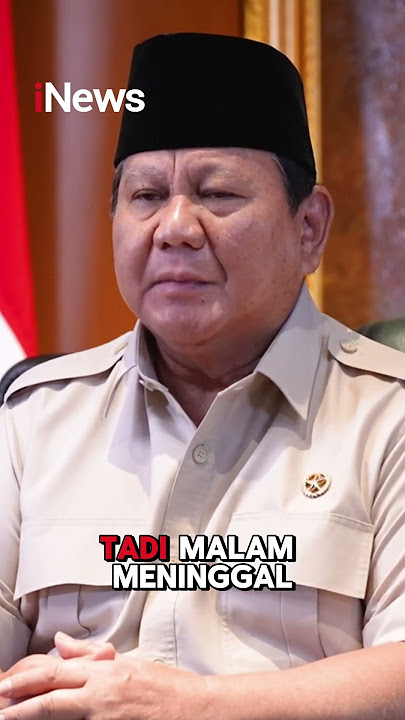 Presiden Prabowo Kecewa Atas Insiden Rantis Tabrak Ojol, Minta Usut Tuntas