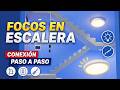 FOCOS EN ESCALERA | Así se conecta correctamente ✔️