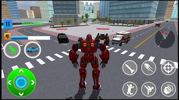 Dino Robot Car Robot Games - Android Gameplay