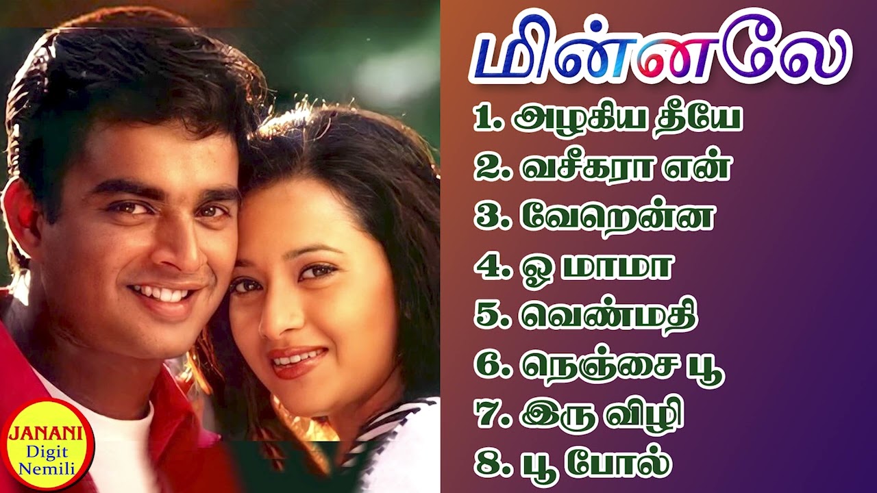 Minnale  Movie Super Hit Songs High Quality Mp3 2023