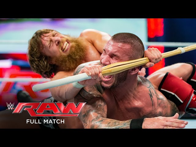 FULL MATCH - Daniel Bryan vs. Randy Orton - Street Fight: Raw, June 24, 2013 class=