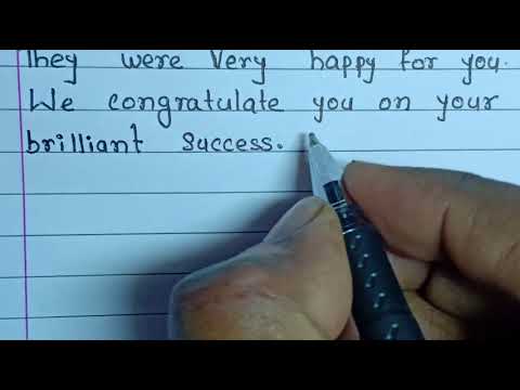Video: How To Write A Poem To Congratulate A Friend