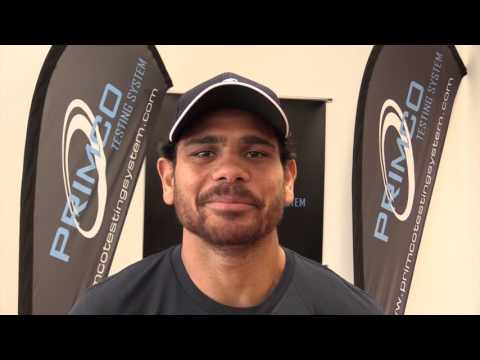 Cyril Rioli promotes the @DrinkWaterUMob campaign