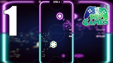 Neon Hockey Gameplay Walkthrough #1 (Android, IOS)