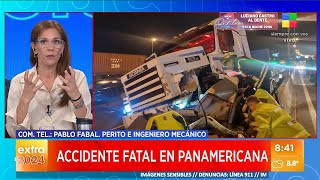 Accidente fatal en Panamericana: murieron una madre y su hija