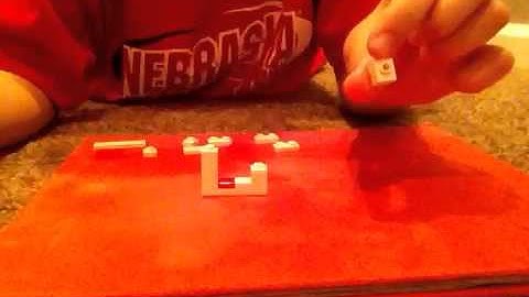 Lego mini letter "J" instructional