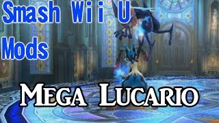 Smash Wii U Mods Showcase - Mega Lucario Skin Smash Wii U Mods Showcase - Mega Lucario Skin