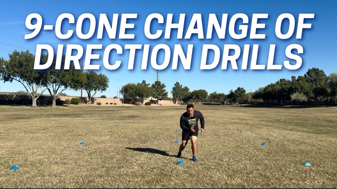 3 Cone Change of Directions Drills for Football - YouTube