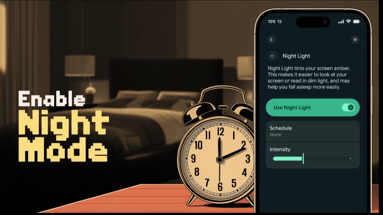 How to Use Night Light in Google Pixel 10, 10 Pro, 10 Pro XL | Turn ...