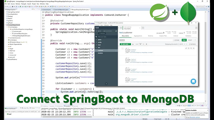 How to Connect SpringBoot to MongoDB Database - Step by Step (2020)