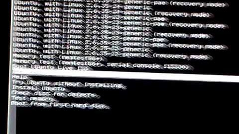 Using Unetbootin and Grub2 to boot an ISO from the Hard Disk (Bad Video Quality)
