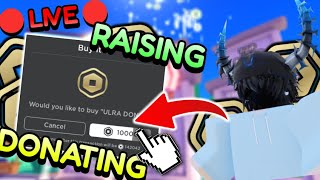 LIVE PLS DONATE|Donating Everyone Robux!?|BDAY IN 2 DAYS|