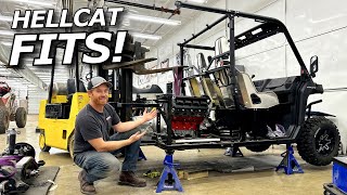 HELLCAT engine is in! Project 168 RZR Turbo S returns!