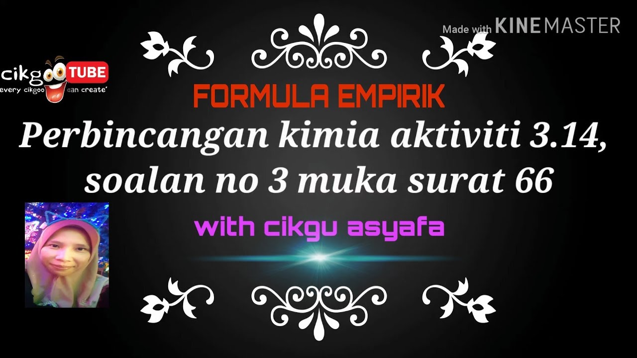 Kimia ting. 4 formula empirik ( samb. Aktiviti 3.14 soalan 