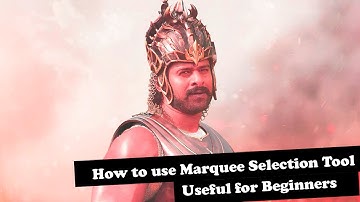 How to Use The Marquee Selection Tool In Photoshop - Tamil