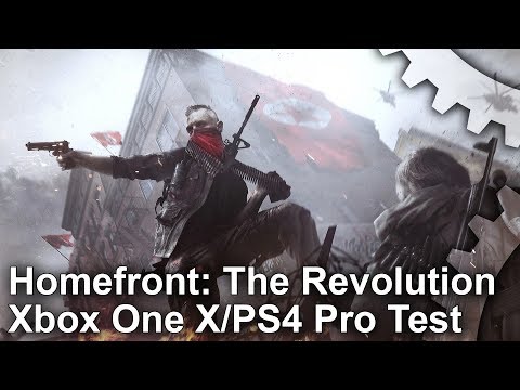 [4K] Homefront The Revolution: Xbox One X vs PS4 Pro/Xbox One Graphics Comparison + Frame-Rate Test