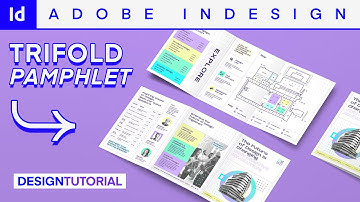Create a TRIFOLD Pamphlet Easily In InDesign |  Design Tutorial  |  Adobe InDesign