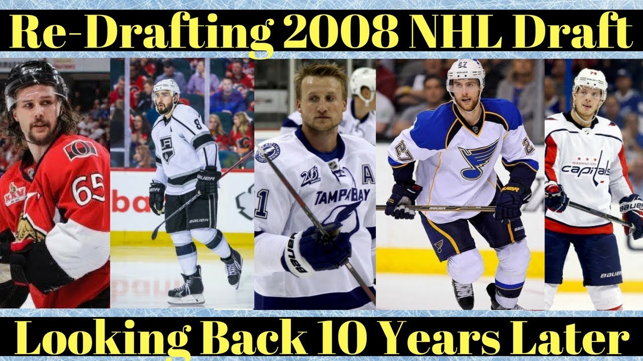 NHL Draft 2008 Top 10 Picks - Re-Drafting NHL Draft 2008 - YouTube