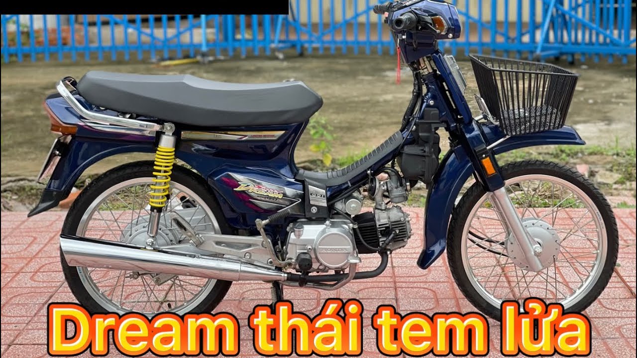 Dream thái tem lửa số máy 7 số hqcn (67F2-2106) dọn kiễng - YouTube