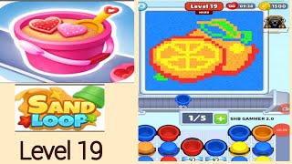 Sand loop level 19 orange walkthrough solution 