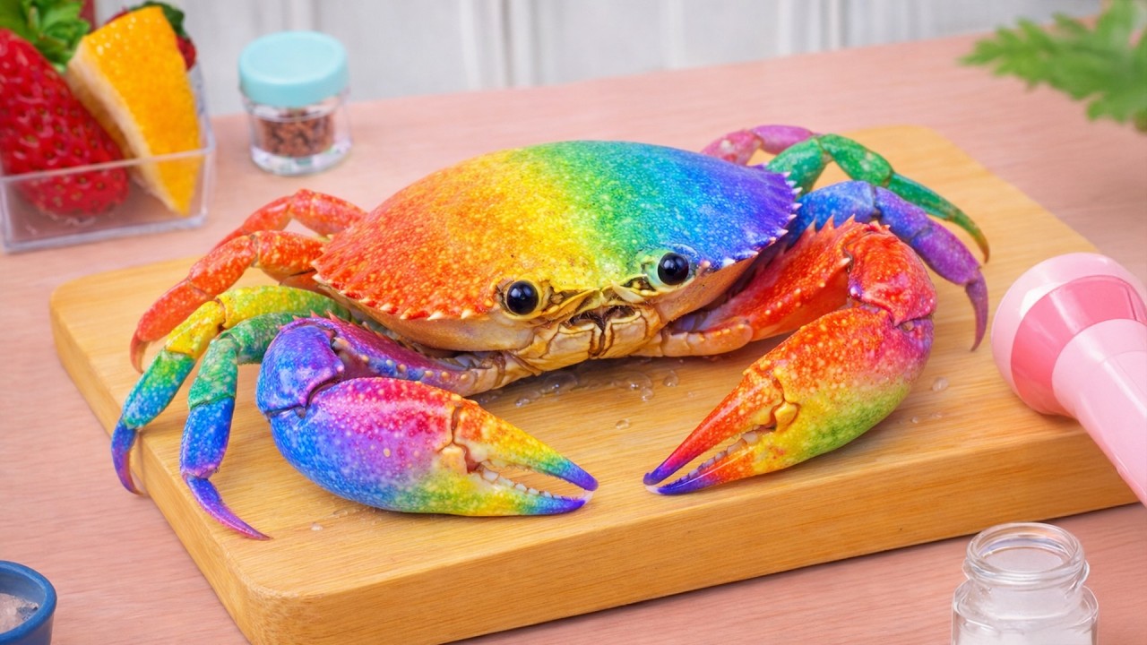 Delicious Seafood Recipes 🦀 Best Miniature Crab Recipe in Tomato Sauce By Cute Cooking Corner