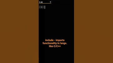 Python import vs include