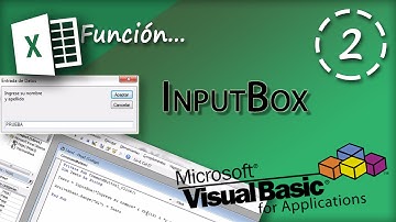 Función InputBox | VBA Excel 2013 #2