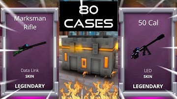 OPENING 80 CASES IN PIXEL STRIKE 3D!!! - CASE OPENING #1