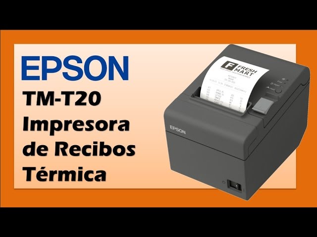 Ofiarea. Impresora Térmica de Tickets,Epson TM-T20II de alta velocidad de  impresión y con funciones para ahorro de costes. Combinación de alta  velocidad de impresión, gran fiabilidad y funcionamiento económico. (121337)