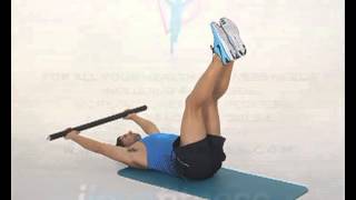 Barbell Pullover Crunches Legs Raised