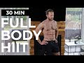30 min extreme full body hiit cardio workout  abs  no equipment  no repeats