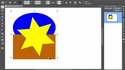 Intersect Objects in Xara Photo & Graphic Designer and Designer Pro