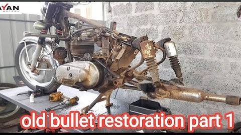 old bullet full Restoration part 1 CI cost iron engine