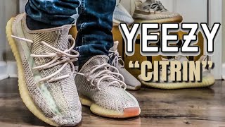 citrin yeezy on feet