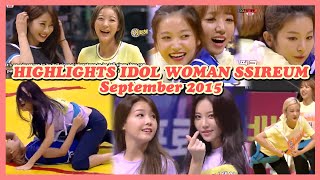 🛑 NINE MUSES EXID APINK RED VELVET & more 💗 Women Idol Ssireum Wrestling | Highlights September 2015