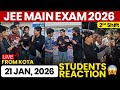 JEE Mains 2026: 21 Jan Shift 2 Exam Student Reaction LIVE from Kota | Paper Level, Weightage, Cutoff