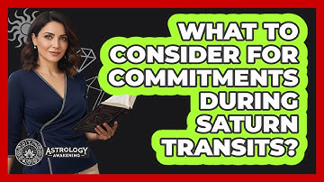 What To Consider For Commitments During Saturn Transits?