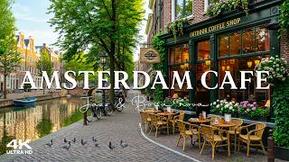 Summer Morning Cafe at Amsterdam ☀️ Soft Jazz & Relaxing Bossa Nova Music for Happy Mood screenshot 4