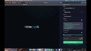 How to make your registration on Wetradex #1 screenshot 4