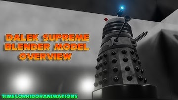 Dalek Supreme Model - Overview - Blender 3D