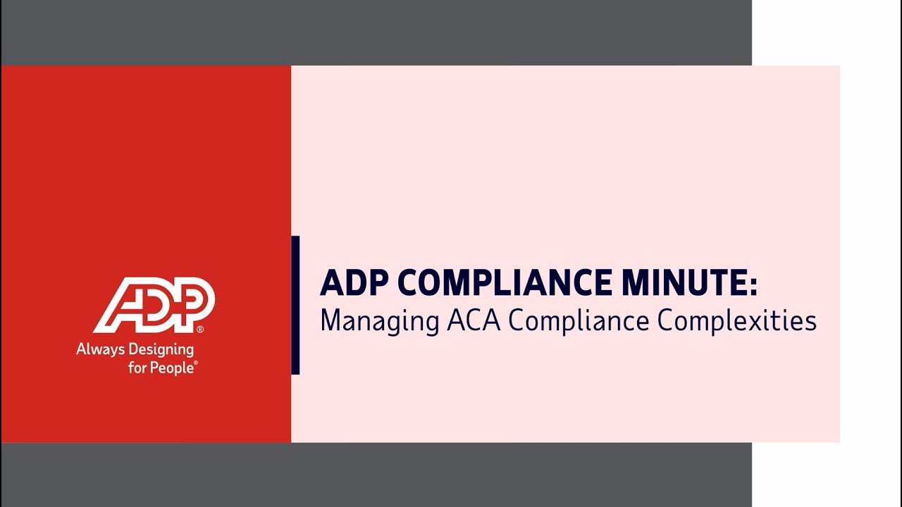 Affordable Care Act (ACA) Compliance: The Devil’s In The Data - YouTube