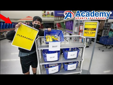 Academy Sports CLEARANCE Fishing Gear ONLY!! (Fishing Challenge